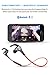 SoundPEATS Bluetooth Headphones Magnetic Wireless Earbuds Sport in-Ear Sweatproof Earphones with Mic (Bluetooth 4.1, aptx, 6 Hours Play Time, Secure Fit Design) (red)