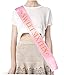 MEANT2TOBE 16th Birthday Sash and Tiara for Girls - Fabulous Set: Glitter Sash + Stars Rhinestone Pink Premium Metal Tiara, 16th Birthday Gifts for Sweet 16 Birthday Party