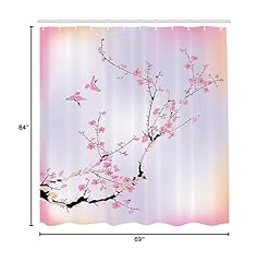 Ambesonne Nature Shower Curtain, Flowers Buds and