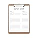 12 Hardboard Clipboards, Low Profile Clip, Designed for Classroom and Office Use, 12 Clipboards