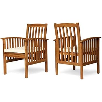 Amazon Com Great Deal Furniture Phoenix Acacia Patio Dining