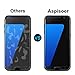 Aspisoer Samsung Galaxy S7 Edge Tempered Glass Screen Protector, [Bubble Free] Wet Clear Samsung Galaxy S7 Edge Screen Protector [1 Pack]