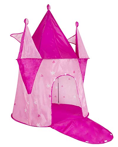 POCO DIVO Swan Castle Princess Dream House Girls Pink Toy Palace Play Tent Kids Indoor Outdoor Playhouse