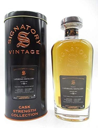 Amazon Co Jp ラフロイグ 18年 01 リフィルバット メゾン ド ウイスキー向け シグナトリー 59 3度 700ml 食品 飲料 お酒