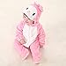 OSEPE Unisex-baby Flannel Romper Animal Onesie Pajamas Outfits Suit