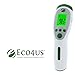 Eco4us - Non-Contact Infrared Talking Thermometer, Large Backlit LCD Display, Announces Temperature in 3 Languages. Reads Body, Surface, Room Temperatures, Visually Impaired Friendly