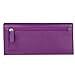 Lavemi Ultra Slim Thin Leather Women Wallet RFID Blocking Credit Card Holder Bifold Long Ladies Billfold (Violet)
