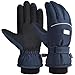 Boys Girls Winter Gloves Kids Ski Snow Snowboard Anti-slip Waterproof Gloves Warm Gloves for Children 6-12 Years Old