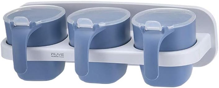 QQDL Gewürz Kartei Spice Box Gewürzglas Gewürzstreuer Haushaltsgewürze,Zur Aufbewahrung,Verwendet in Küchenschränken und Arbeitsplatten,Wasserdicht,Vermeiden Sie Milben,Versiegelte Aufbewahrungsbox