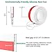 Door Draft Stopper, Under Door Draft Blocker Strong Self-Adhesive Door Seal Strip, Silicone Weather Stripping Windproof and Soundproof Door Sweep, 2