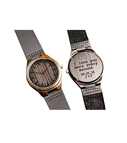 personalized wooden watch