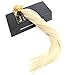 Sunny U Tip Keratin Remy Hair Extensions 16 Inch #60 White Blonde Fusion Hair Extensions Human Hair Nail Tip 50G