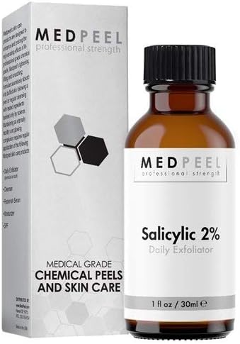 Salicylic Acid 2% - Daily Exfoliator, Enhance and Maintain Chemical Peel Results for all Skin Types 1oz / 30ml