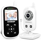 Baby Monitor with Camera and Audio - High Capacity Battery Baby Camera, Video Baby Monitor with Two-Way Audio, Lullaby Player, Night Vision, Up to 960ft Range