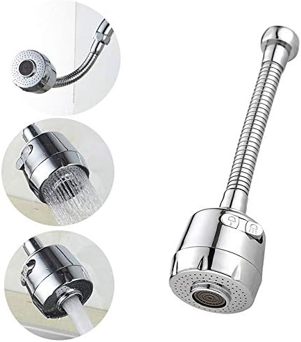 Kitchen Faucet Sprayer - 360 Degree Swivel Water Saving Tap 2-Function Pull Out Spray Head moveable Kitchen Bathroom Nozzle Filter Water tap Head Kitchen Bathroom Accessories