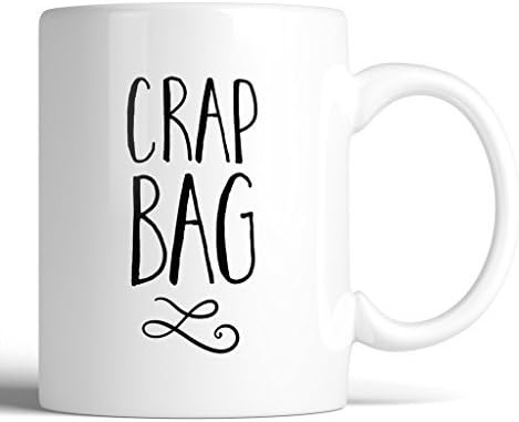 F.R.I.E.N.D.S Crap Bag 11oz Ceramic Coffee Mug | Birthday Gift, Gift for Him, Gift for Her, Coffee Lover Gift, Best Friend Mug by NERDKUDO