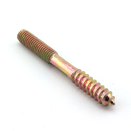 RuiLing 8 Pack M8 Hanger Bolts Double Headed Bolts SelfTapping Screw