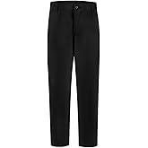 Plsily Boys Dress Pants Formal Flat Front Children School Uniform Pants for Boy