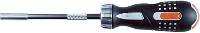 Bahco 808050P Pistol Ratchet Screwdriver and Bits 1/4 Inch 260 mm