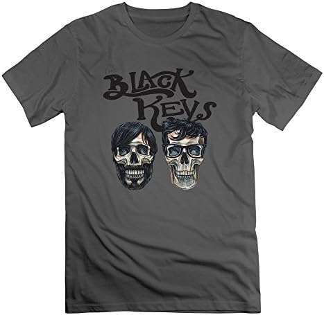 FUDI Men's 2015 The Black Keys Patrick Carney Dan Auerbach T-shirt XS DeepHeather