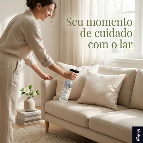 Aromatizador de Ambientes e Tecidos Chá Branco 500ml, Home Spray Perfumado para Casa, Roupas de Cama, Sofás e Cortinas