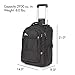 High Sierra Rev Rolling Backpack, Black, One Size