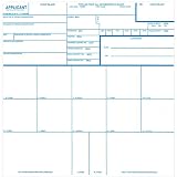 Fingerprint Cards, Applicant FD-258, 50 pack