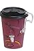 Bistro Design paper Coffee Cups 16 Oz. With lid - 100 sets- plus 5 plastic clip on cup handles