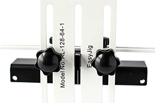 EasyJig 128 Template Jig for easy installation of Kitchen Cabinet Pulls Handles knobs for Doors and Drawers