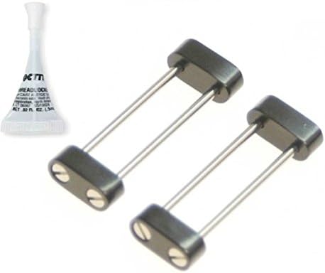 Replacement Adapter Lug SET for Suunto® Strap & LOCTITE 242 - BLACK - by Suissetek MC Horoparts
