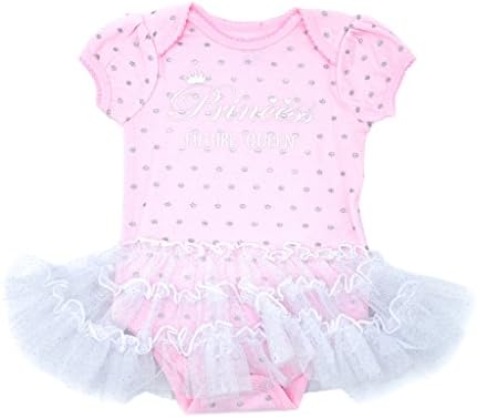 Baby Girl Clothes, Tutu Bodysuit Outfit, Princess Future Queen Clothing, Infant Pink Clothing, 6 to 9 Months