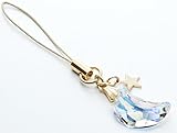 Cell phone Strap 031 crescent - Crystal Aurora (Gold Court)