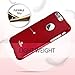GOOSPERY Pearl Jelly for Apple iPhone 7 Plus Case (2016) Slim Thin Rubber Case (Red)
