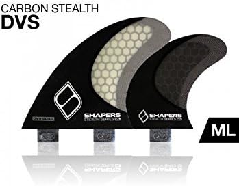 FCS Quad surfboard fins Shapers fins DVS Quad size med/large by Shapers Fins