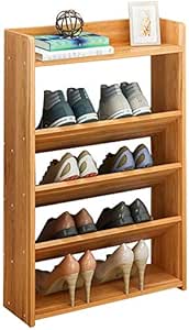 LXD Zapatero, pequeño gabinete de madera para puerta Estante