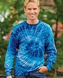 Tie-Dye 5.4 oz., 100% Cotton Long-Sleeve Tie-Dyed T-Shirt