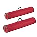 Tiny Tim Totes 83-DT5539 Premium 2-Pack | 40.5 inch Wrapping Paper Storage Bag | Canvas | Red, 2 Count