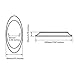 Dream lighting 12V RV LED Wall Sconce with Glass Lampshade RV Interior Wall Decor Light with Switch 3500K Warm White Lighting, 1 Light