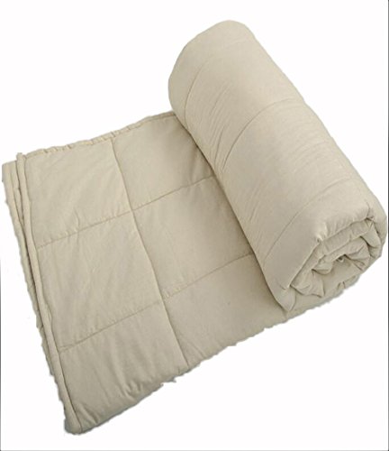 ZWL Weight Blanket, Heavy Blanket Gravity Blanket Simple Four Seasons Blankets Sleep Blanket Feeling Blanket Pressure Blanket Office Staff Member Ease Insomnia Light Gray Khaki Two Colors 2.3-11.5kg Breathable Rest Blanket Release Pressure ( Color : C , Size : 150*200cm-11.5kg )