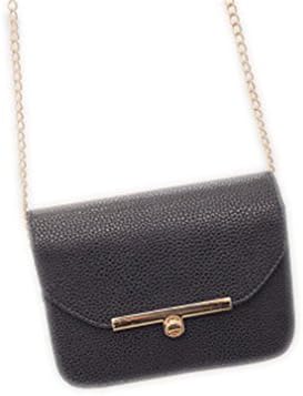 Firstider Women Messenger Bags Clutch Bags Shoulder Crossbody Bags B Black Small Size