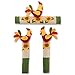 Rooster and Sunflower Appliance Handle Covers - Set of 3, Red