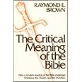 The Critical Meaning of the Bible