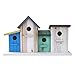 23 Bees 4 Hole Bird House for Outside/Indoors/Hanging | Kits for Children & Adults | Decorative Birdhouse &Home Decoration | Outdoors Feeder for Birds, Bluebirds, Wrens & Chickadees | All Weather