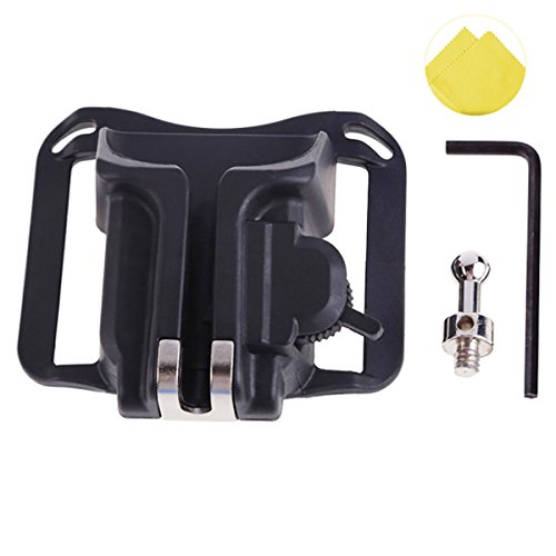 First2savvv XJPJ-PDK-01 Professional DSLR Camera Quick Release Belt strap clip buckle Hanger + dark yellow Cleaning cloth for Canon Nikon Sony DSLR - Olympus STYLUS 1 FUJIFILM X-E2 SAMSUNG Galaxy Camera EK-GC110 Sony A6000 Olympus E-M10 panasonic LUMIX DMC-GM1 SAMSUNG Smart Camera NX2000 NX3000 EV-NX3000BOJUS EV-NX300MBSVUS Pentax Ricoh A12 Mount A12 A16 P10 K-01 Q10 MX-1 S10 GR Kodak ASTRO ZOOM AZ522 AZ521 AZ501 AZ362 AZ361 AZ251 S-1 etc