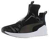PUMA Women's Fierce Swan Wn's Cross-Trainer Shoe, Puma Black-Puma White, 9 M US