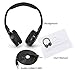 NAVISKAUTO Wired Headphones, Foldable Wired Headset with 1.2m Audio Cable Universal Black