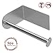 KaryHome Adhesive Toilet Paper Holder, Self Adhesive Toilet Paper Roll Holder Stick on Wall for Bathroom, Stainless Steel,Vertical or Horizontal Installation