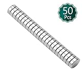Brushed Nickel Pawn Style Fridge Magnets, Office Magnets, Dry Erase Board Magnets, Refrigerator Magnets, Whiteboard, Map, Magnetic Pins (Pack of 50)