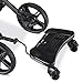 Britax Stroller Ride On Board | 3-Wheel Design for Balance + Quick Release for Easy Install and Removal + Adjustable for Height + Holds Up to 50 Pounds
