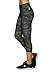 RBX Active Women's Camo Camo Printed Capri Yoga Leggings Green M